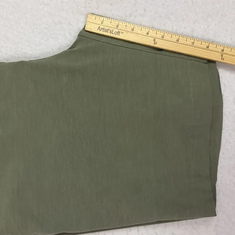 Faherty All Day Shorts Mens 36 Olive Green Hybrid Stretch Performance MSC0012